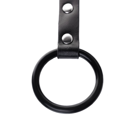 Кольцо с зажимами на соски ToyFa Metal