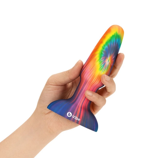 Вибро-пробка b-Vibe Peace &amp; Love Tie-Dye